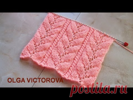 Ажурные дорожки Вязание спицами 315 - YouTube
