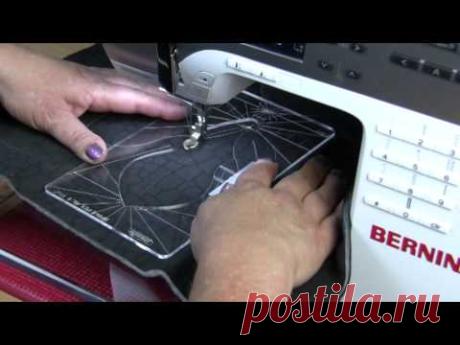 Ruler work on a Bernina Sewing Machine