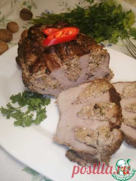 Свинина запеченная с орехами – кулинарный рецепт