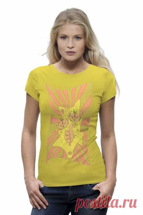 Футболка Stella Wants (Женская) &quot;Сырные кружки.&quot; от Printissimo - Printio