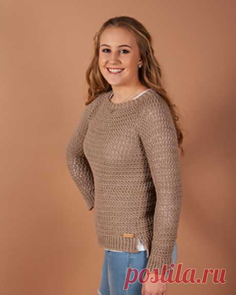 Ceres Pullover Adult pattern by Katy Petersen 
Hi! My name is Katy and I designed this original pattern. I hope you love it just as much as I do! All my patterns are written in English using American crochet terms. All patterns assume basic stitch knowledge. You may sell what you make from my patterns.
