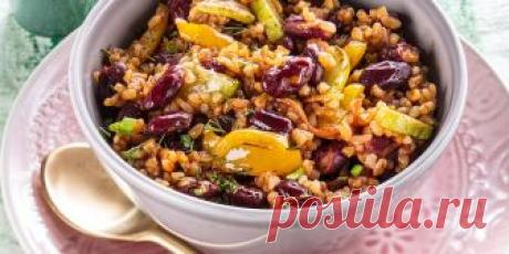 Булгур с красной фасолью и овощами Рецепт - Булгур с красной фасолью и овощами - с фото