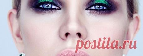 Как выполнить цветной smoky eyes | Babba.ru