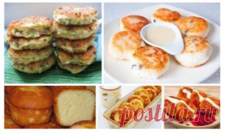 Подборка из 5 рецептов вкусных низкокалорийных сырников для правильного завтрака!