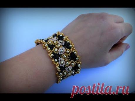 Браслет из бисера. Bracelet ! How to make bracelets ! Bracelet Tutorial !