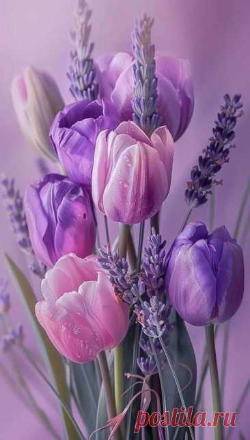 Тюльпан - один из самых популярных цветов, и неспроста. Он символизирует самые приятные чувства - радость, нежность, заботу и любовь.
