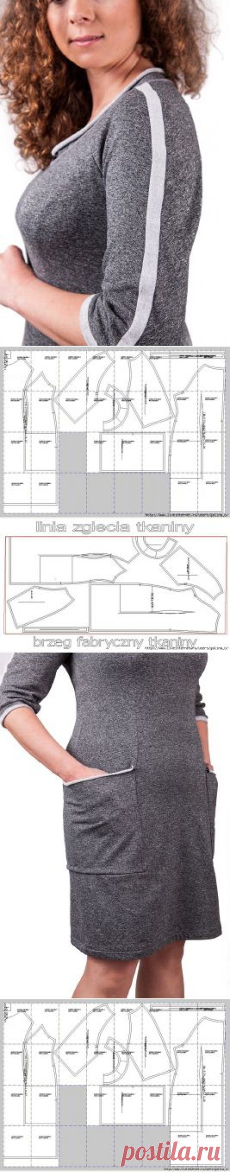 Реглан футболка платье.Скачать выкройку..