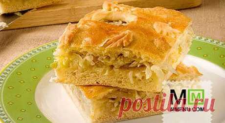 Пирог с капустой (2) - кулинарный рецепт. Миллион Меню