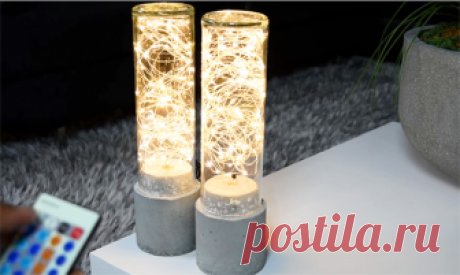 Мастер протянул светодиодную нить сквозь трубу. Спустя 2 дня в его сад заглядывали все соседи!