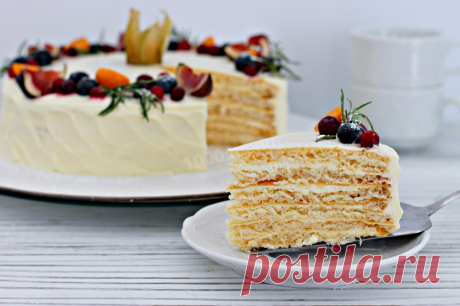Молочная девочка – приготовление вкуснейшего торта - Великий повар - пошаговые фоторецепты