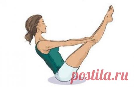 Упражнение "Угол" от вздутия живота и для похудения: 2 минуты в день | LadyFIT | Яндекс Дзен