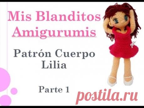 Patrón crochet muñeca Lilia Amigurumi Parte 1
