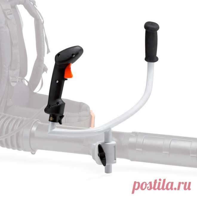 Рукоятка двуручная Stihl облегчает управление агрегатом за счет распределения нагрузки на обе руки. Рекомендуется использовать при работе с изогнутой насадкой, для моделей BR 430, BR 500, BR 550, BR 600, BR 700 и BR 800 C-E.