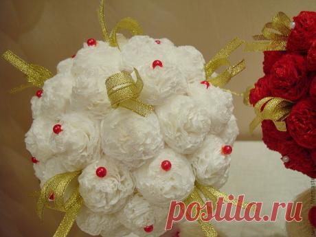 Цветы из салфеток своими руками - схемы и фото