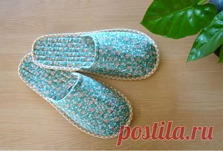 DIY Quilt Slippers Pattern ~ Free-Tutorial.net