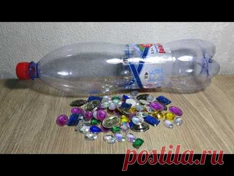 Обычную пластиковую бутылку превратили в настоящую красоту в восточном стиле