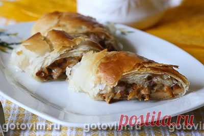 Штрудель с лисичками. Рецепт с фото / Готовим.РУ