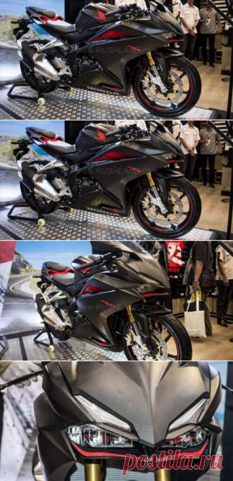 Новые фото японского мотоцикла Honda CBR250RR 2017 года - UINCAR