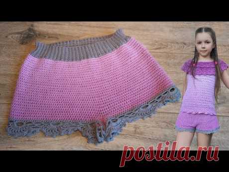 🎀 Шорты девочке крючком 🕶 Easy Crochet Shorts 🎀