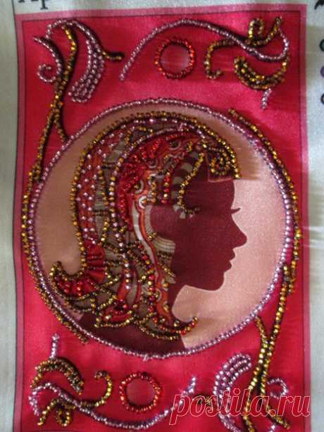 картинка бисером из серии &quot;Знаки Зодиака.Дева&quot;