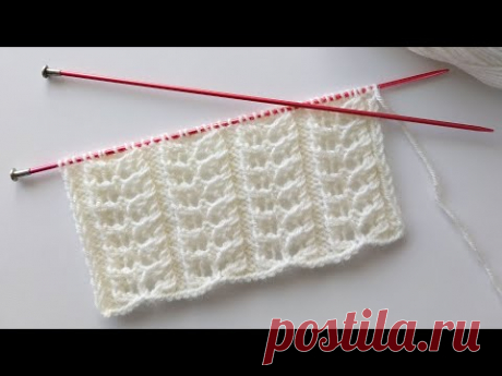 Bahar Dalları İki Şiş Örgü Modeli ❖ Bayan Yelek Modelleri ❖ Yelek Örnekleri ❖ Knitting Patterns