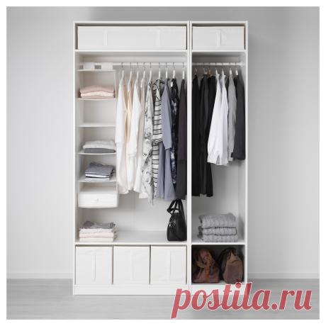 IKEA (ИКЕА) ПАКС Гардероб, белый (150X58X236) 891.284.63 Каталог, Заказ и Доставка на Home Zone