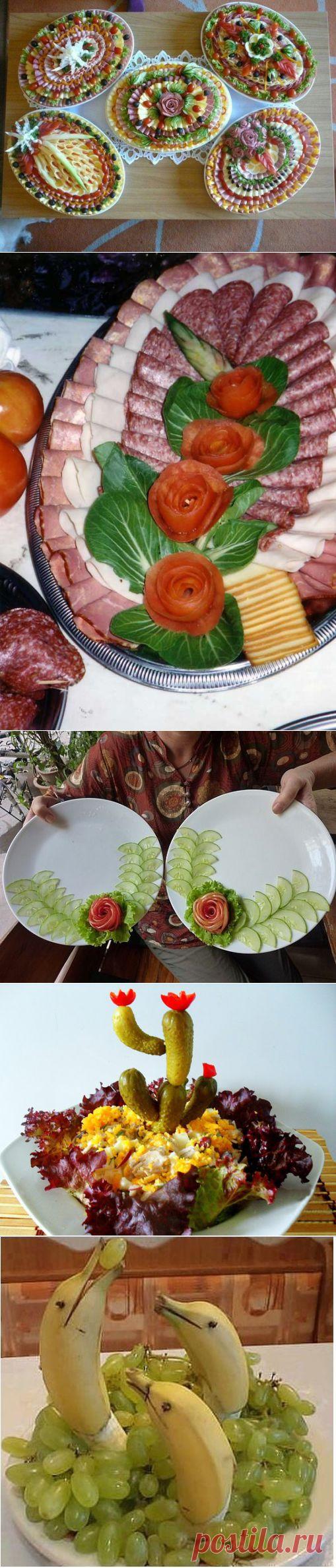 как украсить блюда своими руками -