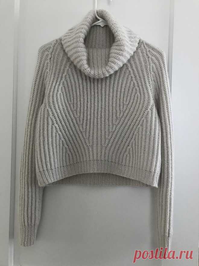 Модный свитер резинкой Vandre - Вяжи.ру