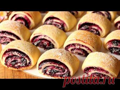 НЕВЕРОЯТНО ПРОСТО и ВКУСНО! Из МОРОЗИЛКИ беру Ягоды и Творог! ТВОРОЖНАЯ Выпечка ! ПЕЧЕНЬЕ с НАЧИНКОЙ