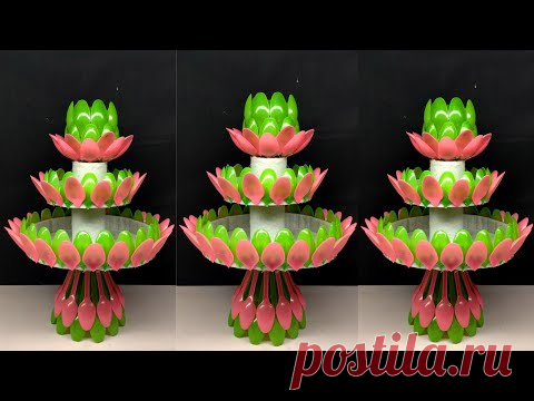 Kreasi cantik dari sendok plastik || Plastic Spoon Craft ideas || Best out of waste