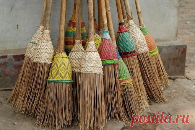 Как украсить веник для подметания пола: идеи — DIYIdeas