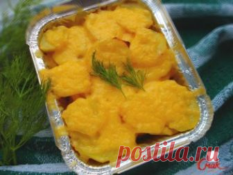 Картофель с мясом под сыром, запеченные в формочках из фольги - рецепт на СмаК.ру Картофель с мясом под сыром получится у любой хозяюшки. Это очень вкусное второе блюдо, которое очень легко и быстро приготовить в духовке. Картофель получается нежным, мясо - сочным, а сыр добавляет сливочную нотку. Берите на заметку:-)..