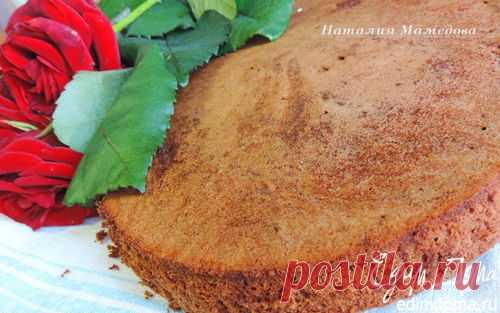 Шоколадный бисквит от Карла Шумахера | Кулинарные рецепты от «Едим дома!»