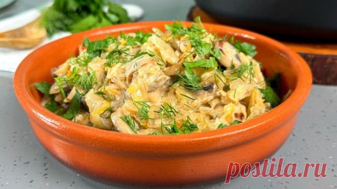 Беру грибы и квашеную капусту! Боже,как ВКУСНО, не оторваться!