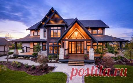 Красивый эклектичный дом в Канаде