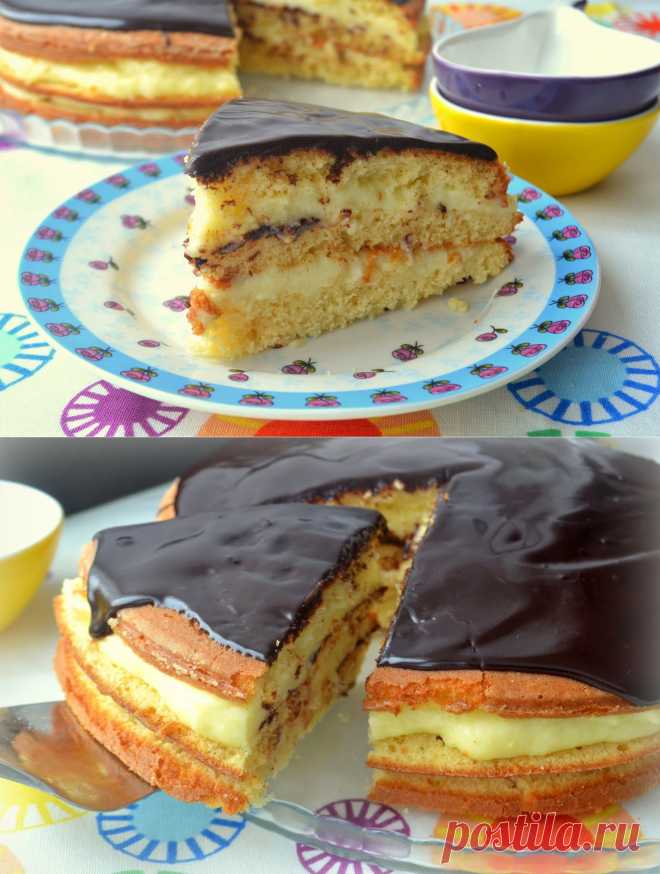 MY FOOD или проверено Лизой: Бостонский кремовый торт.
