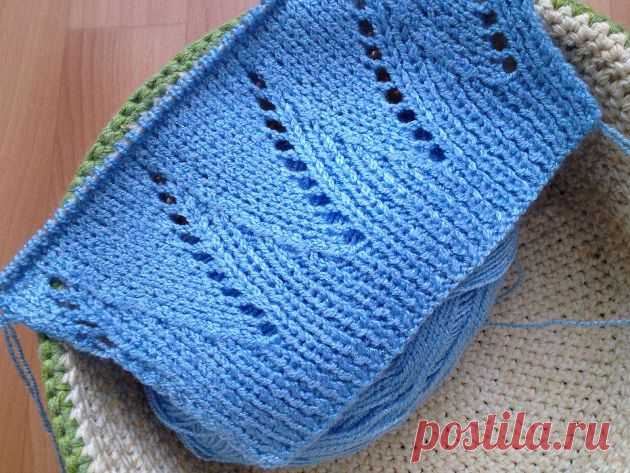 Необычная резинка для низа изделия и рукавов. Вязание спицами. | Марусино рукоделие | Пульс Mail.ru