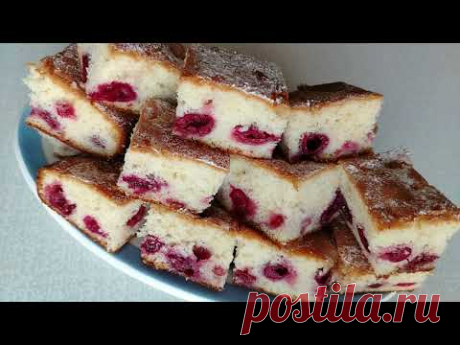 НЕЖНЕЙШИЙ ВИШНЕВЫЙ ПИРОГ