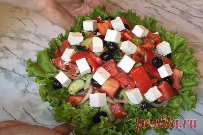 Греческий салат - 5 вкусных классических рецептов (пошагово)