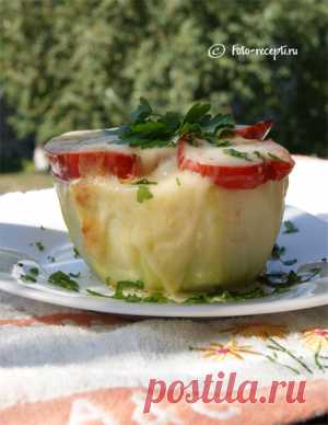 Кабачки фаршированные мясным фаршем с грибами в духовке