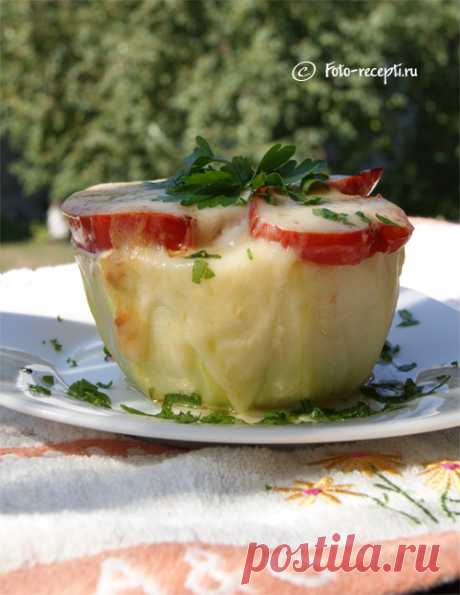 Кабачки фаршированные мясным фаршем с грибами в духовке