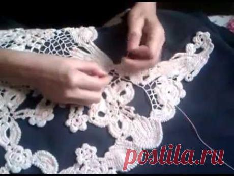 Ivelise Feito à Mão: Bolero Rendado De Rosetas