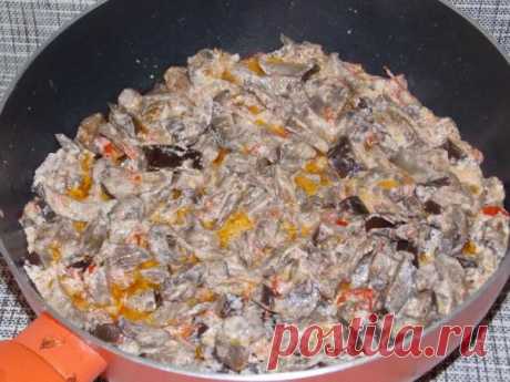 Баклажаны с грибами в сметане | CityWomanCafe.com