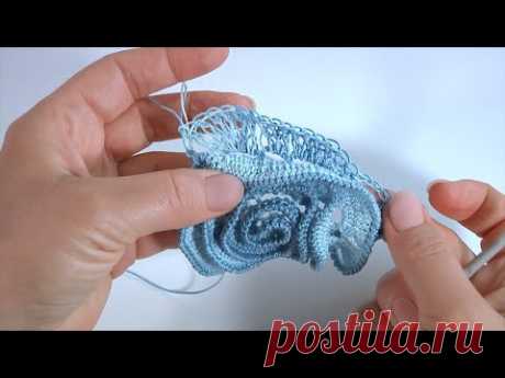 Amazing!!!  How to Crochet Lace Freeform Technique/Beautiful Crochet Scrumble/Author's Design