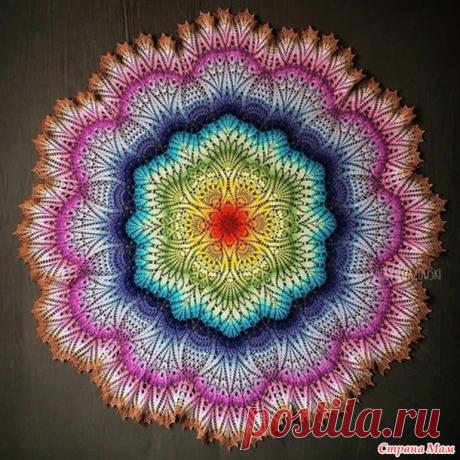 .. Радужная скатерть - Все в ажуре... (вязание крючком) - Страна Мам