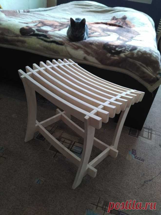 Делаем стильную табуретку своими руками - Ярмарка Мастеров - ручная работа, handmade
