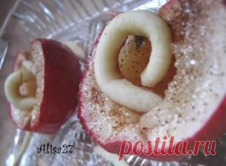 Десерт из яблок с корицей ФМ (Моя иллюстрация к интересному рецепту). Рецепт c фото, мы подскажем, как приготовить!