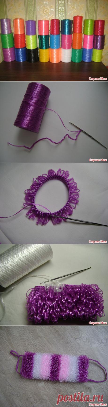 Мастер-класс по вязанию мочалки