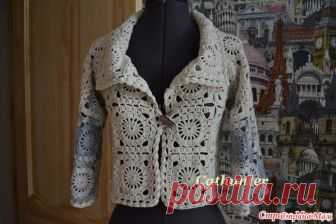 Жакетик очаровательный Здравствуйте!!! Я приветствую, Вас, в своем он-лайне. Осень, не за горами, начинаем готовиться. Будем вязать жакет. Опрос был тут https://www.stranamam.ru/  Автор модели Ольга Маннапова.