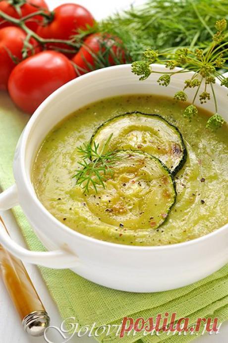 Рецепт: Суп-пюре с цуккини (молодыми кабачками)